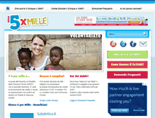 Tablet Screenshot of guida5permille.com